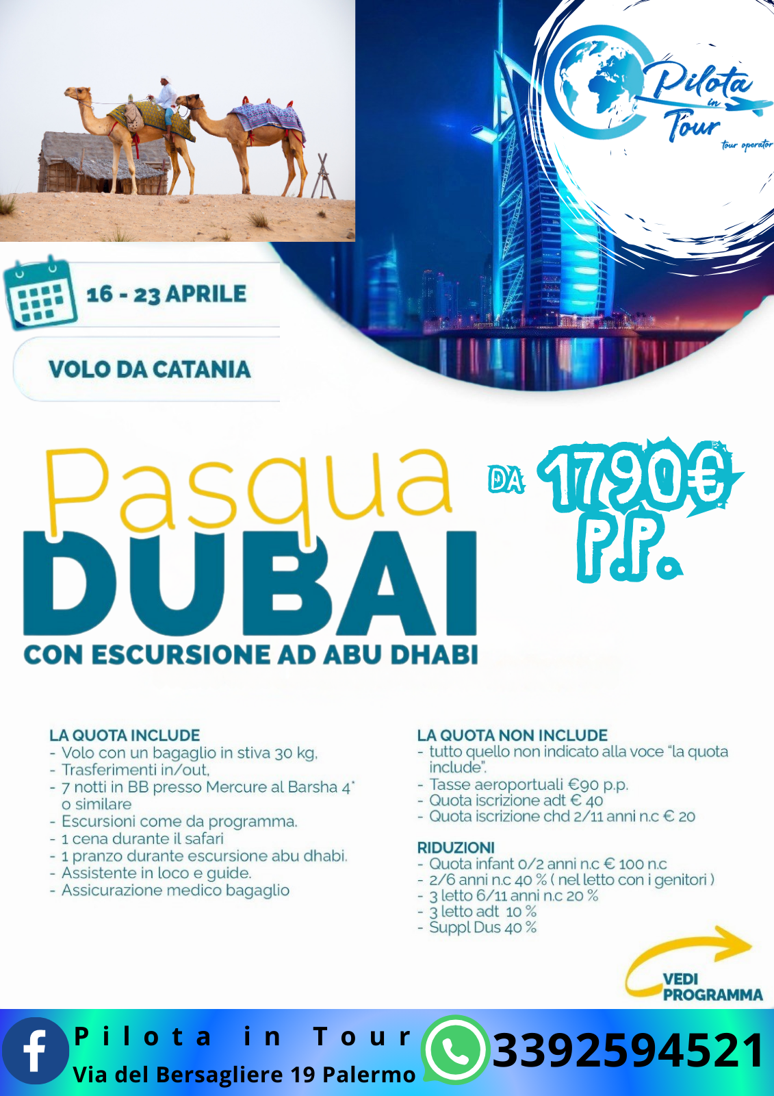 pasqua dubai 16 23 aprile 1