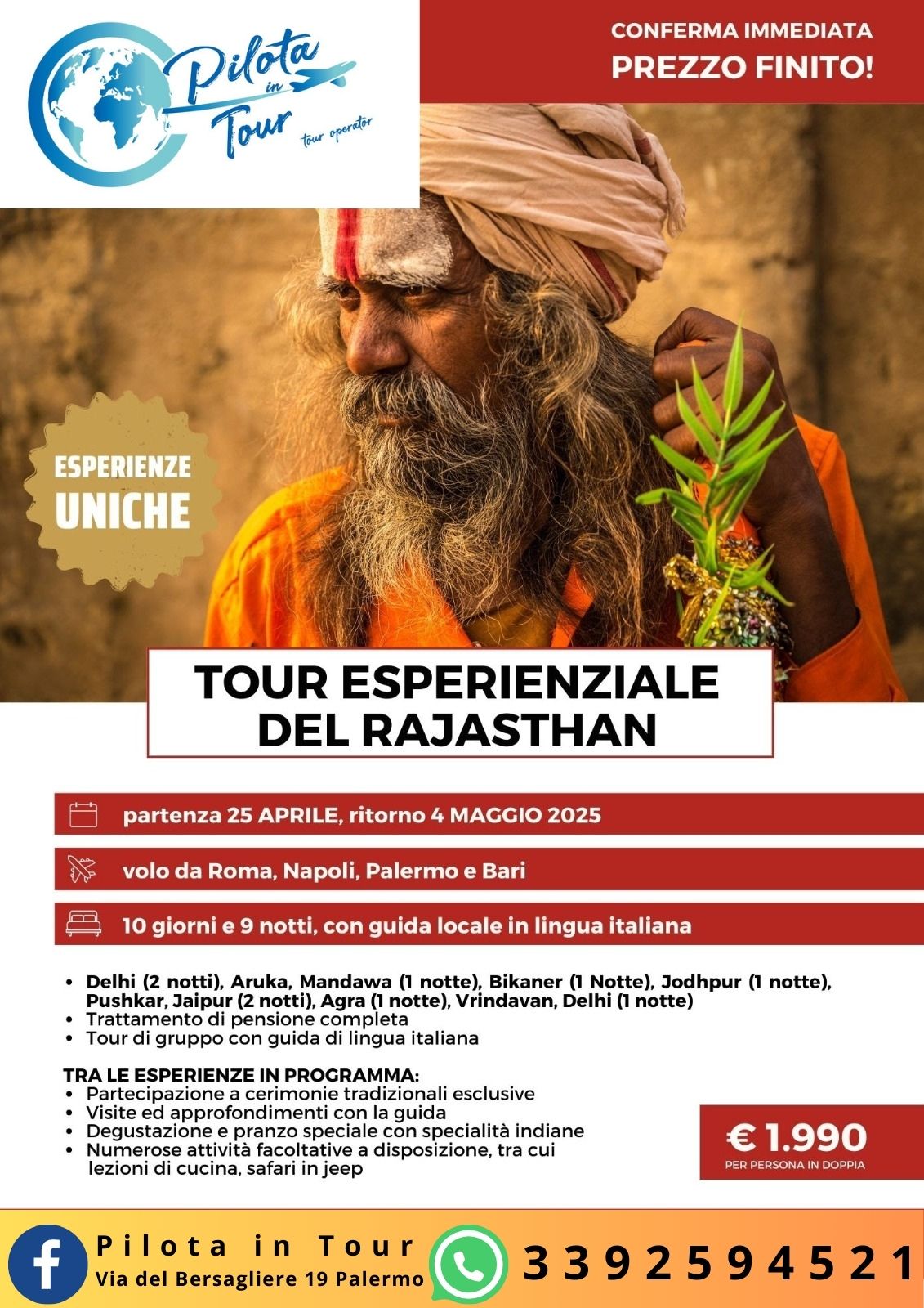 tour india 24aprile