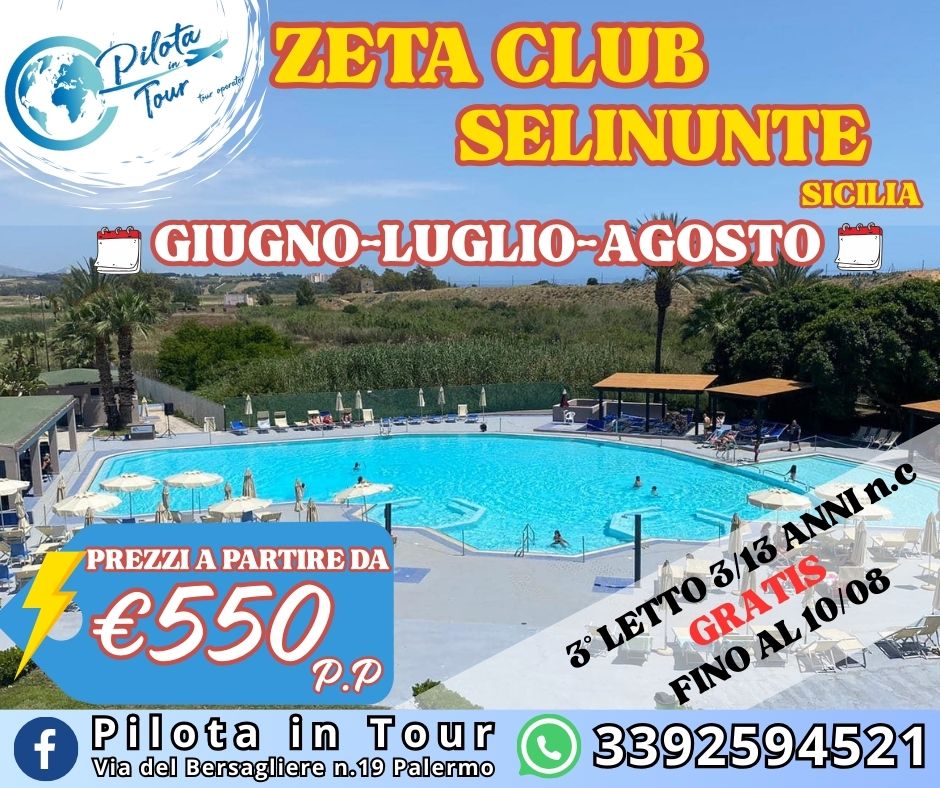 ZETA CLUB SELINUNTE ESTATE 2025
