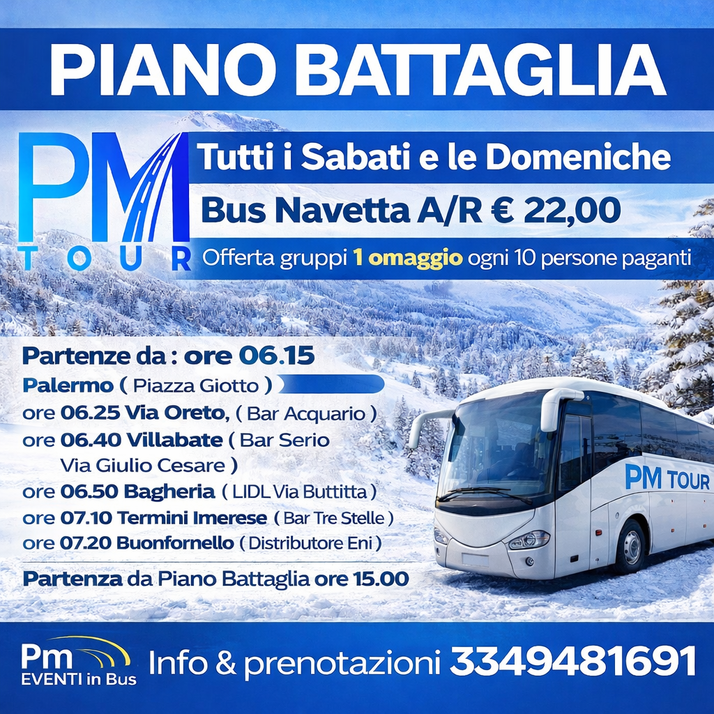 Navetta per Piano Battaglia weekend
