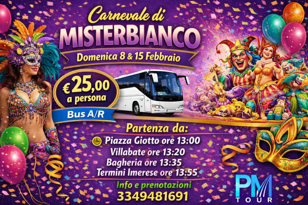 Carnevale di Misterbianco viaggio in maschera