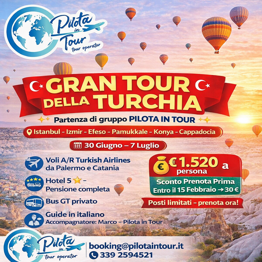 Gran Tour della Turchia 2023