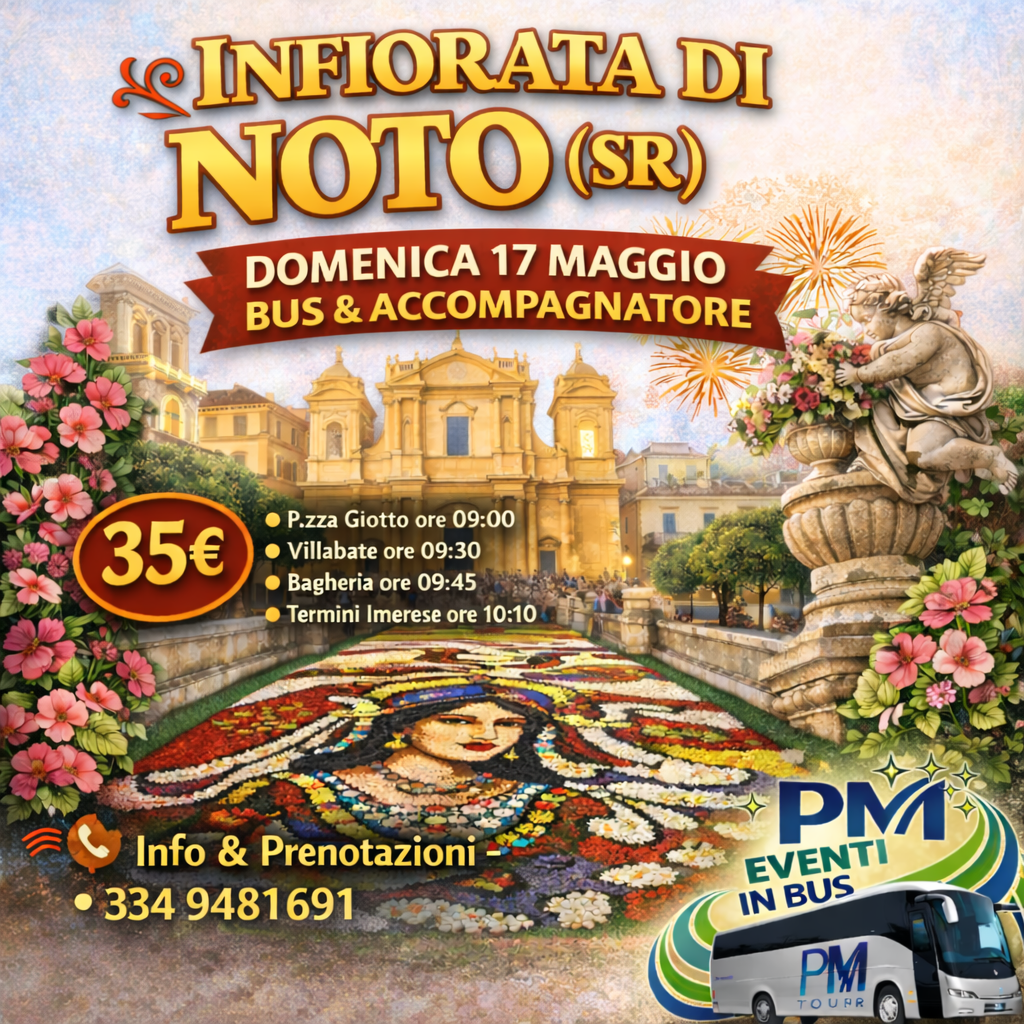 Infiorata di Noto Tour in bus