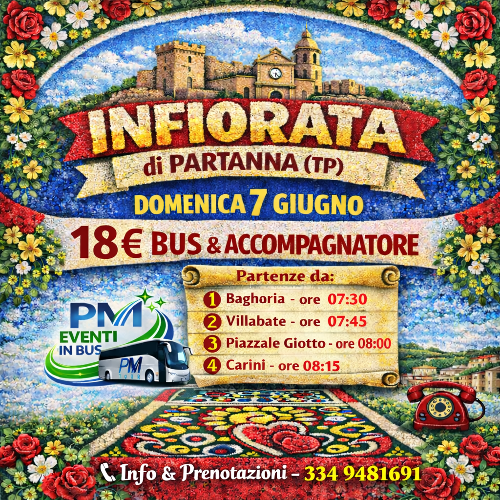 Infiorata di Partanna 7 Giugno 1