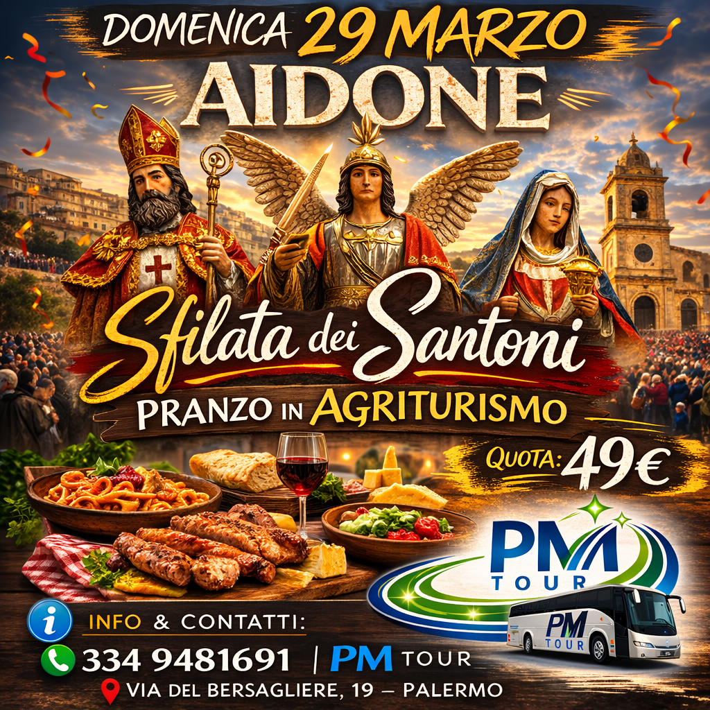 Sfilata dei Santoni a Aidone