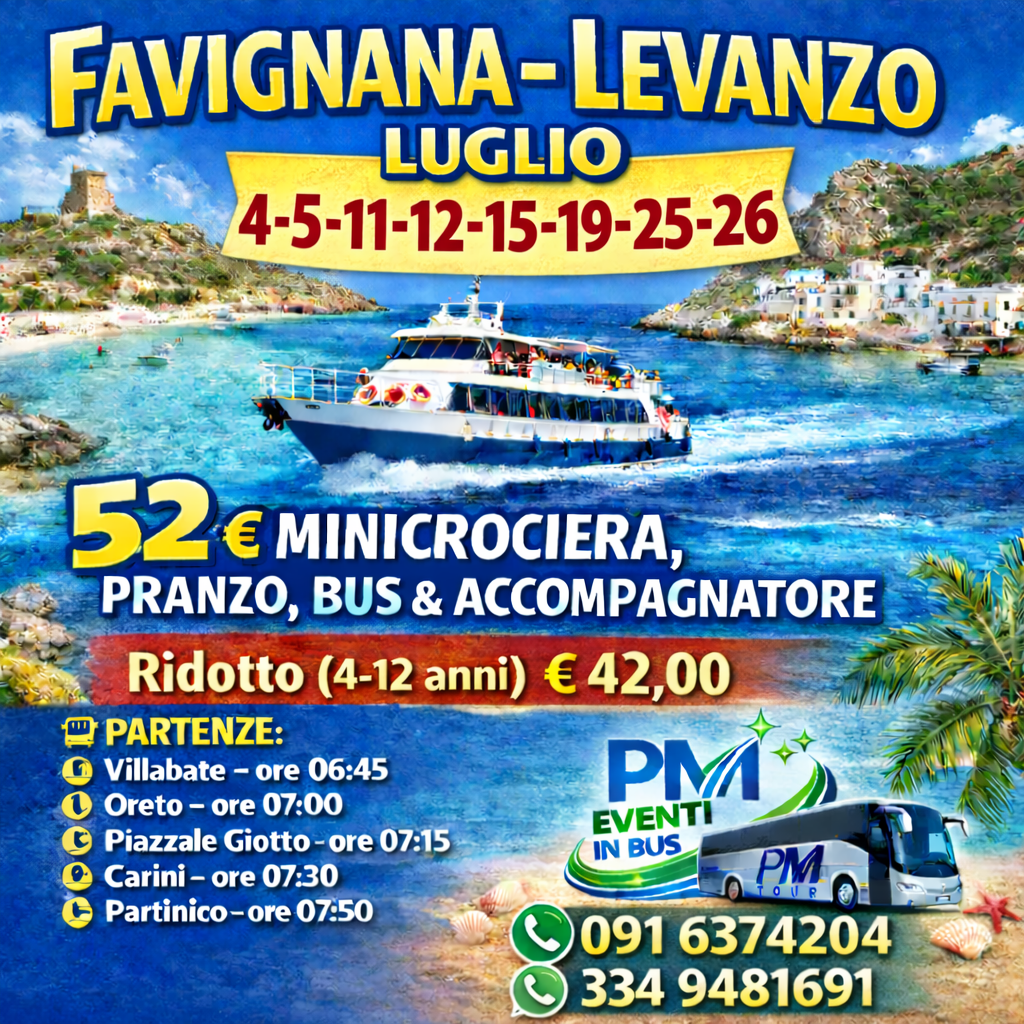 Mini crociera a Favignana e Levanzo 1
